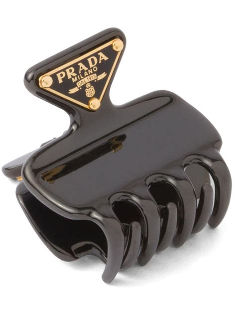 black prada claw clip|Prada headbands uk.